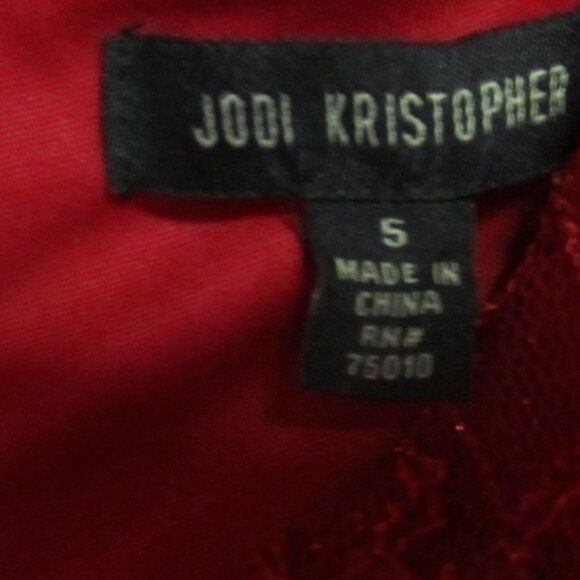 sz S Red Dress Holiday Dresses Beaded Dresses Skater Dress with Tulle Christmas - Picture 5 of 7